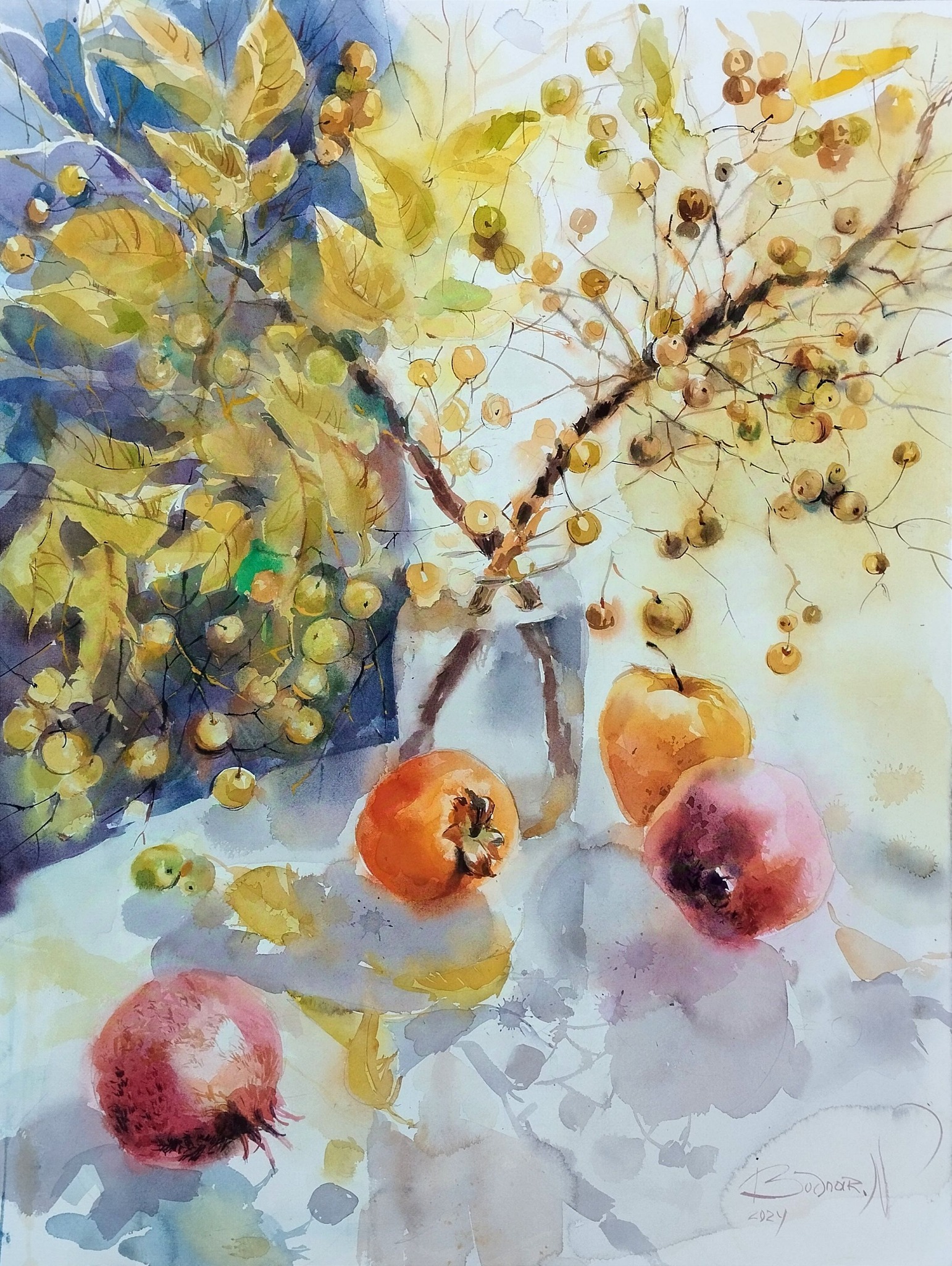 Aquarelle florale