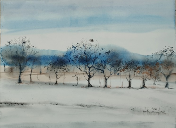 Paysage d'hiver
